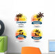Summer label Wall Decal
