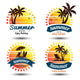 Summer label Wall Decal