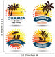 Summer label Wall Decal