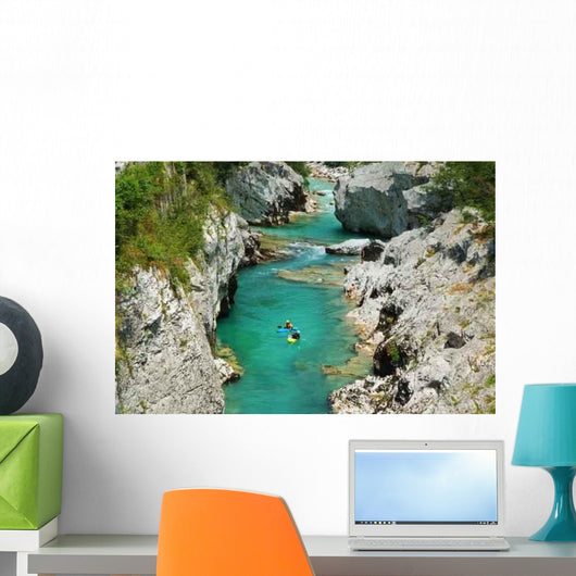 Kayaking Slovenia Wall Decal