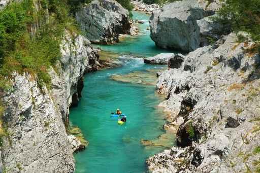 Kayaking Slovenia Wall Decal