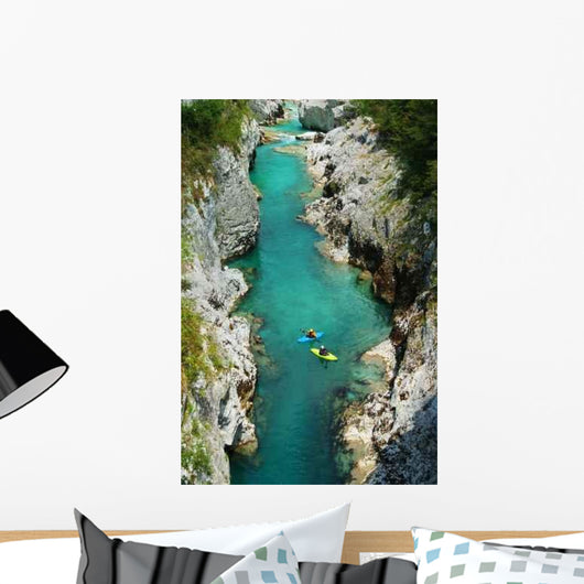 Two Kayaks Wall Decal
