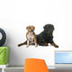 stafforshire bull terrier and rottweiler Wall Decal