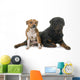 stafforshire bull terrier and rottweiler Wall Decal