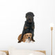stafforshire bull terrier and rottweiler Wall Decal