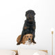 stafforshire bull terrier and rottweiler Wall Decal