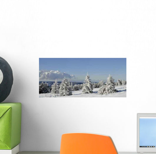 Snowy Landscape Wall Decal