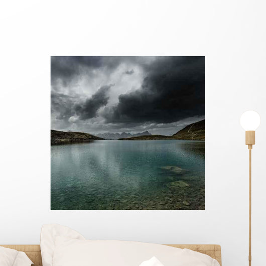 Stormy Lake Wall Decal Design 2