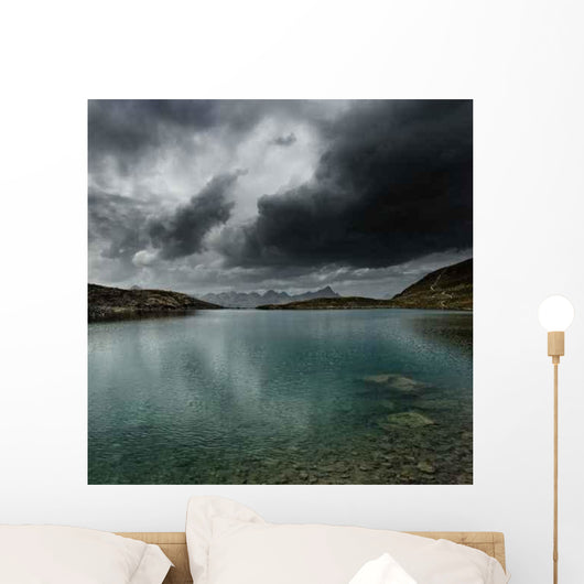 Stormy Lake Wall Decal Design 2