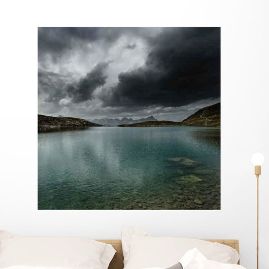 Stormy Lake Wall Decal Design 2