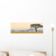 Beautiful scene of Serengeti National park Wall Mural