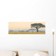 Beautiful scene of Serengeti National park Wall Mural