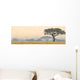 Beautiful scene of Serengeti National park Wall Mural