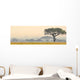 Beautiful scene of Serengeti National park Wall Mural