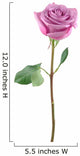Purple Rose Wall Decal