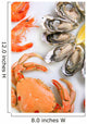 Plate of Seafood Wall Mural