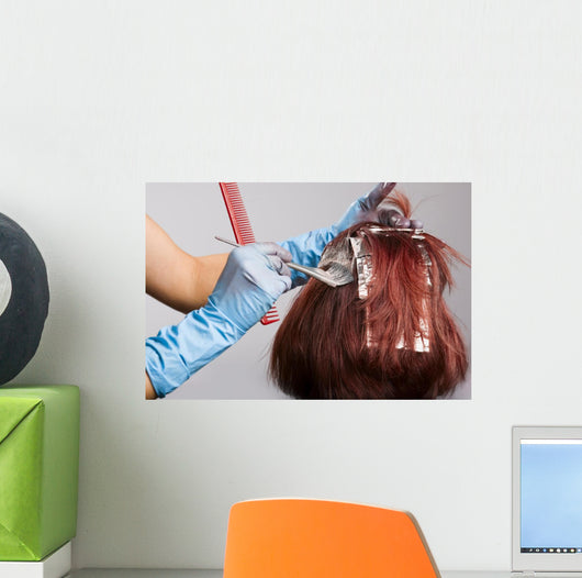 Hair colourist Wall Mural