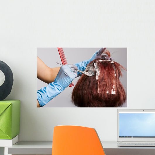 Hair colourist Wall Mural