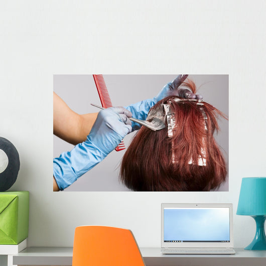 Hair colourist Wall Mural