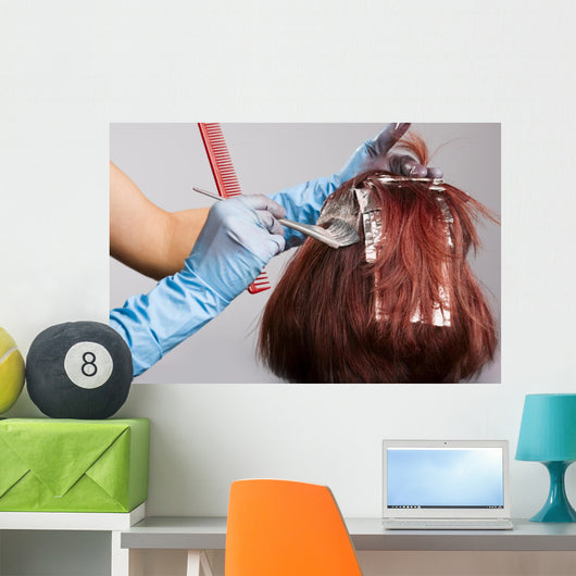 Hair colourist Wall Mural