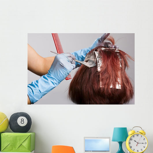 Hair colourist Wall Mural