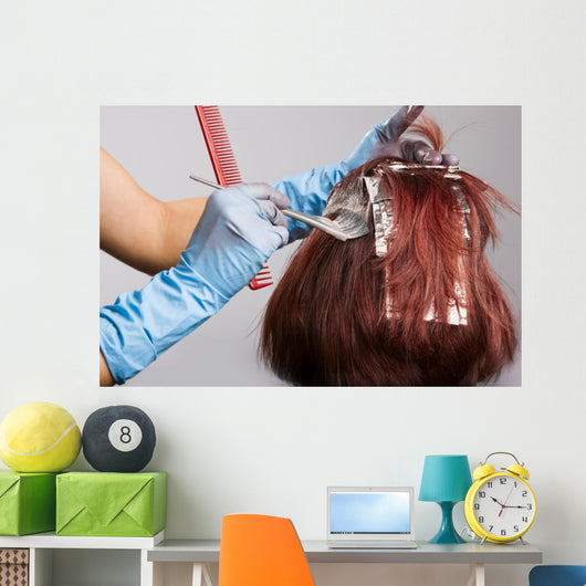 Hair colourist Wall Mural