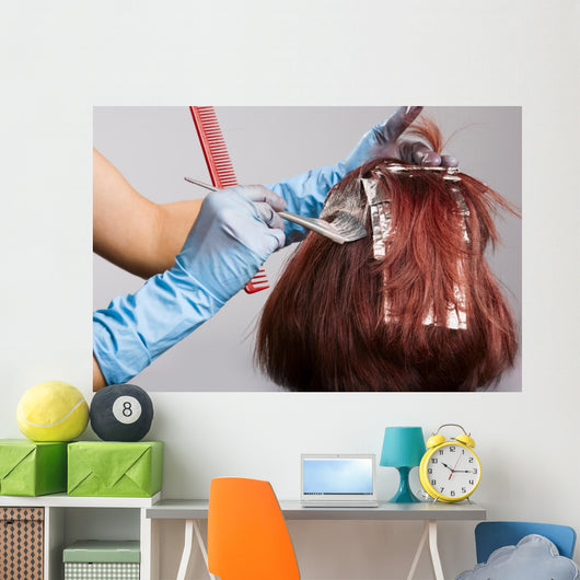 Hair colourist Wall Mural