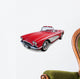 Classic Convertible Sports Car Wall Decal