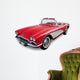 Classic Convertible Sports Car Wall Decal