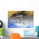 Clock and Clouds Wall Decal