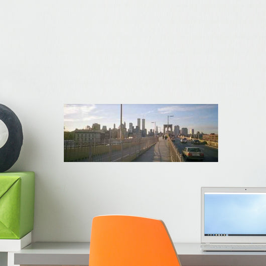 Brooklyn Bridge Panoramique Wall Decal