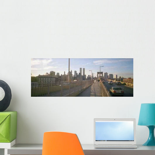 Brooklyn Bridge Panoramique Wall Decal