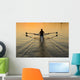 Solo Rower Wall Mural
