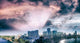 Panoramic Aerial Orlando Florida Wall Decal Design 1