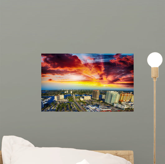 Aerial Fort Lauderdale Canals Wall Decal