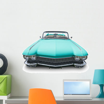 Classic Convertible Wall Decal shown on a wall