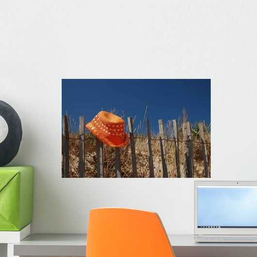 Hat Orange Gate Wall Decal