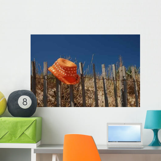 Hat Orange Gate Wall Decal