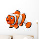Cute clown fish cartoon Wall Decal
