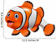 Cute clown fish cartoon Wall Decal