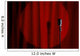 Microphone and Red Curtain Wall Mural