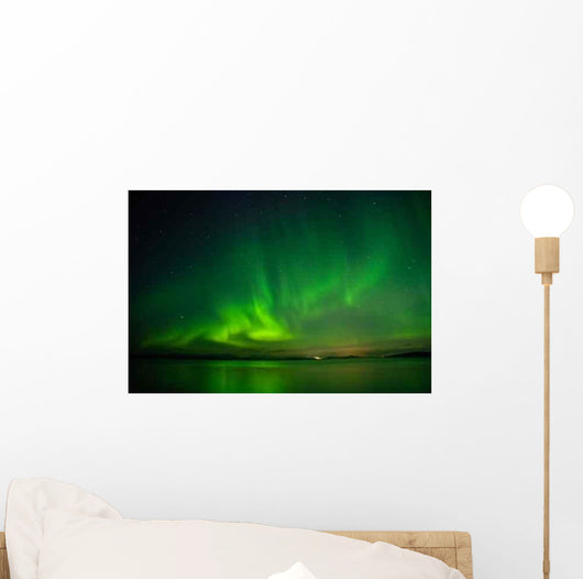 Arctic Siyante above Lake Wall Decal