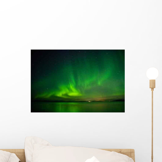 Arctic Siyante above Lake Wall Decal