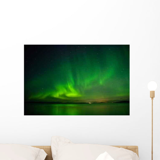 Arctic Siyante above Lake Wall Decal
