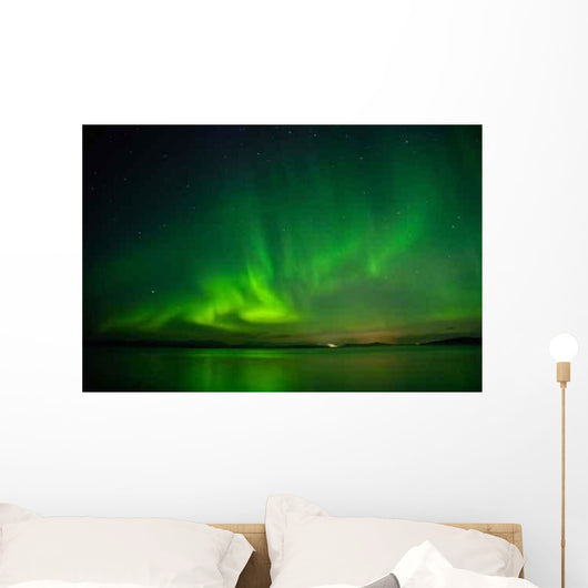 Arctic Siyante above Lake Wall Decal