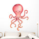 Happy Pink Octopus Wall Decal