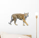 tiger isolated on white background with clipping path. Wall Decal