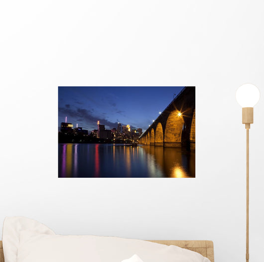Famous Stone Arch Bridge Wall Decal