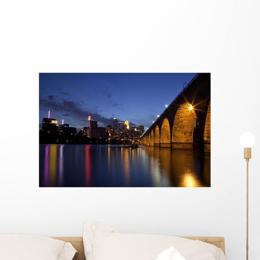 Famous Stone Arch Bridge Wall Decal