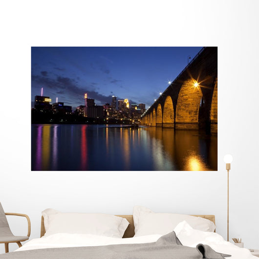 Famous Stone Arch Bridge Wall Decal